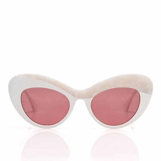 Женские солнцезащитные очки овальные белые Starlite Design (55 mm)