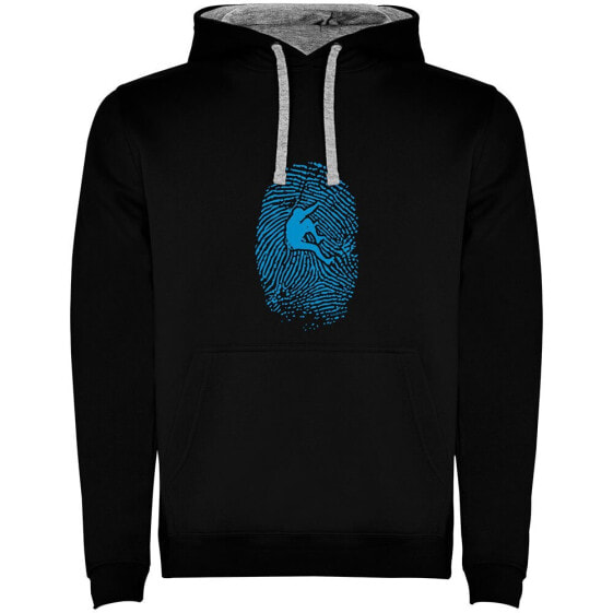 KRUSKIS Climber Fingerprint Two-Colour hoodie