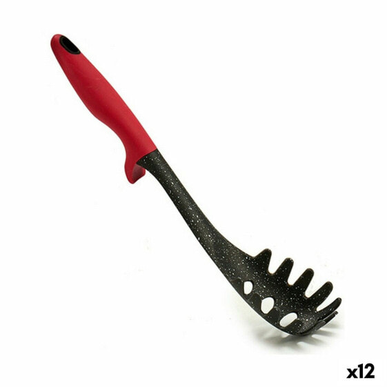 Ложка для пасты Чёрный Красный Нейлон 6 x 32 x 7 cm (12 штук) BB Home Pasta Spoon Black Red Nylon 6 x 32 x 7 cm (12 штук)