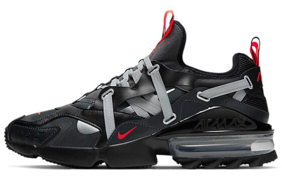 Кроссовки мужские Nike Air Max Infinity зимние черно-красно-серые (CU9451-003)