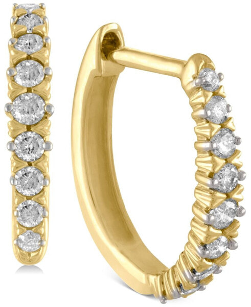 Серьги Macy's Diamond Hoop