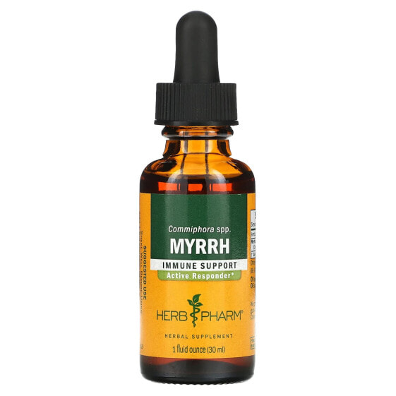 Травяные капли Herb Pharm Myrrh, 1 жидкая унция (30 мл)