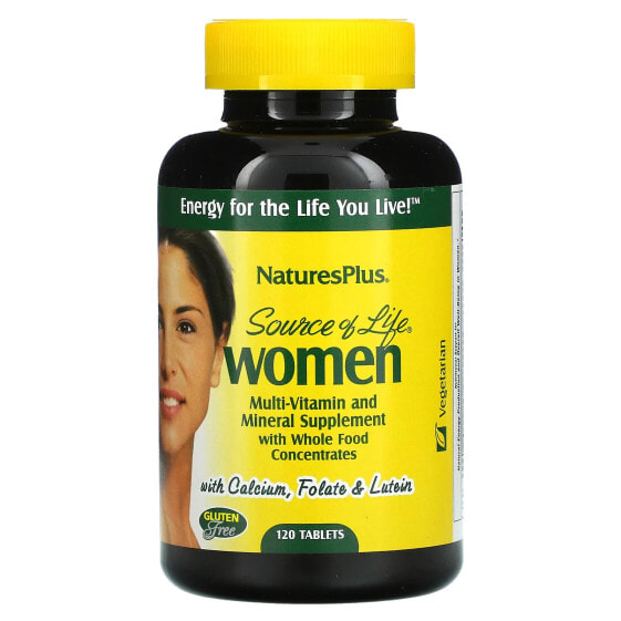 Витаминно-минеральный комплекс NaturesPlus Source of Life Women 120 таблеток