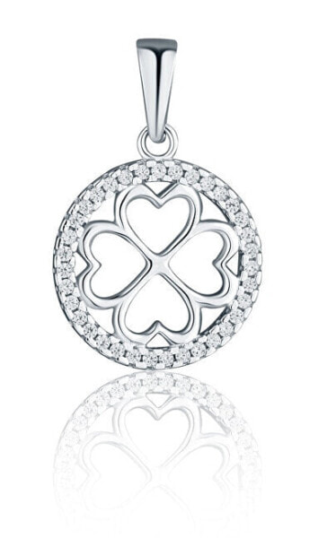 Charming Silver Charm Four Leaf Clover SVLP1152X61BI00