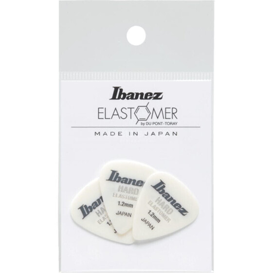 Ibanez BEL18HD12 Elastomer Jazz Guitar Pick Hard 1.2mm (3-Pack)