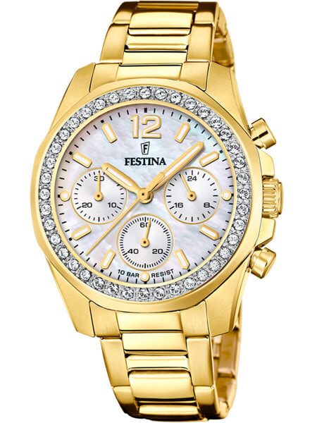 Festina F20609/1 Boyfriend Chronograph Ladies Watch 38mm 10ATM