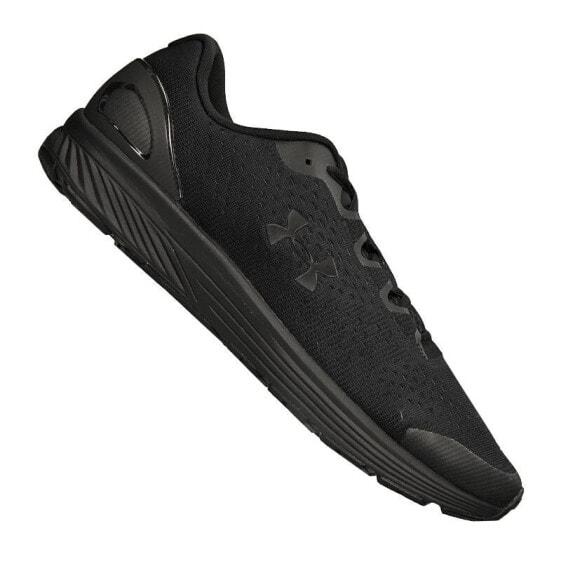 Мужские кроссовки спортивные для бега черные текстильные низкие Under Armour Charged Bandit 4 M 3020319-007