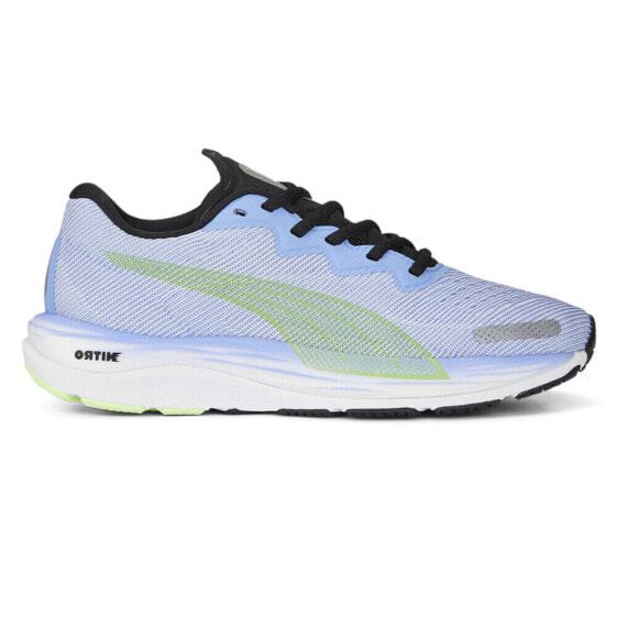 Puma Velocity Nitro 2 Running Womens Blue Sneakers Athletic Shoes 37626214