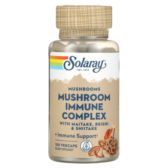 Mushroom Immune Complex with Maitake, Reishi & Shiitake, 100 VegCaps