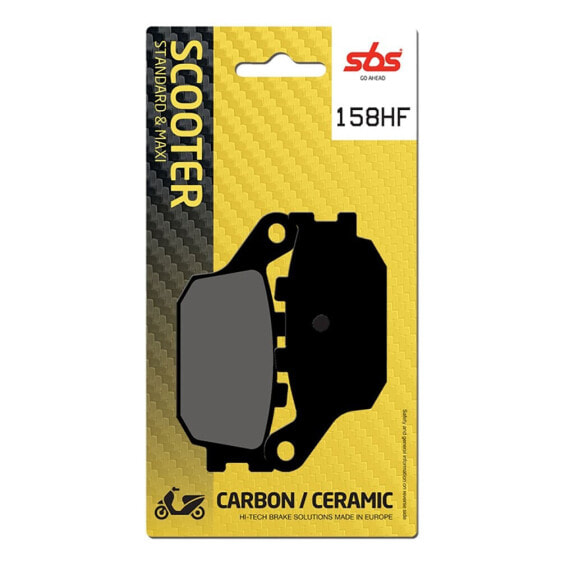 Тормозные колодки SBS P158-HF Carbon/Ceramic Composite. для мототоваров и экипировки