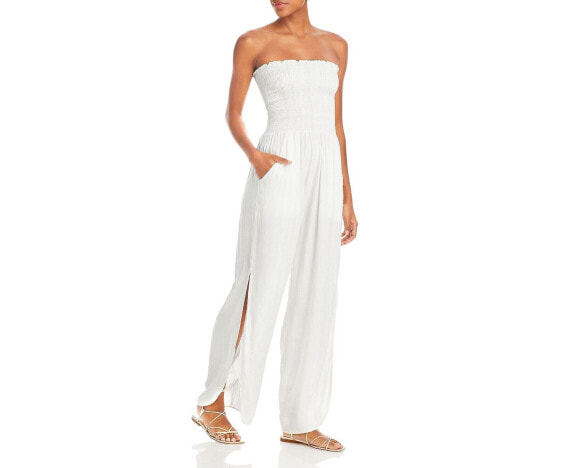Peixoto Women's Harriet Jumpsuit White Canvas Size XS