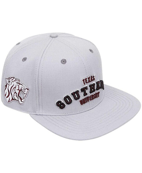 Men's Gray Texas Southern Tigers Evergreen Southern Snapback Hat