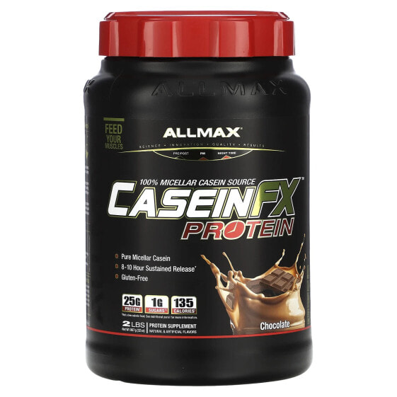 Протеин мицеллярный 100% CaseinFX, шоколадный, 2 фунта (907 г) от ALLMAX