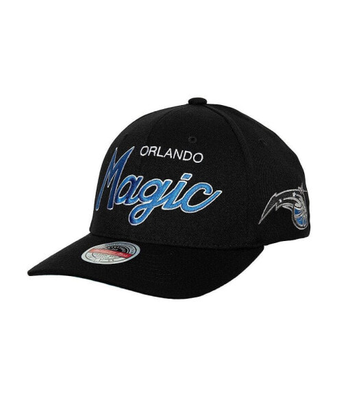 Men's Black Orlando Magic MVP Team Script 2.0 Stretch Snapback Hat