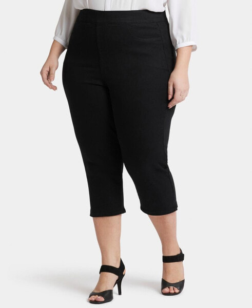 Plus Size Dakota Crop Pull-On Jeans