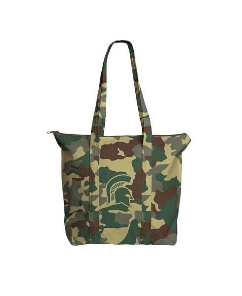 Women's Michigan State Spartans Everyday Camo Tote Bag