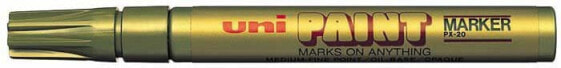Фломастер масляный Uni Mitsubishi Pencil MARKER UNI ЗОЛОТОЙ (PX20ZŁ)