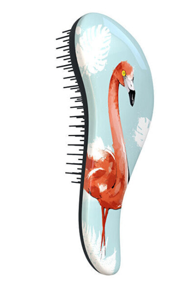 Расческа для волос Dtangler с ручкой в виде фламинго