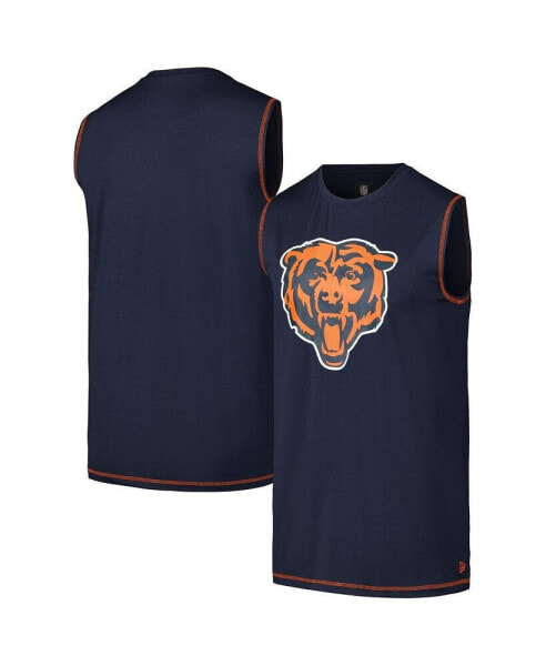 Men's Navy Chicago Bears Tank Top