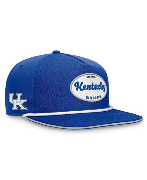 Men's Royal Kentucky Wildcats Iron Golfer Adjustable Hat