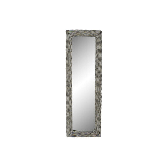 Зеркало настенное Серый плетеный DKD Home Decor Cottage 133 см 132 см