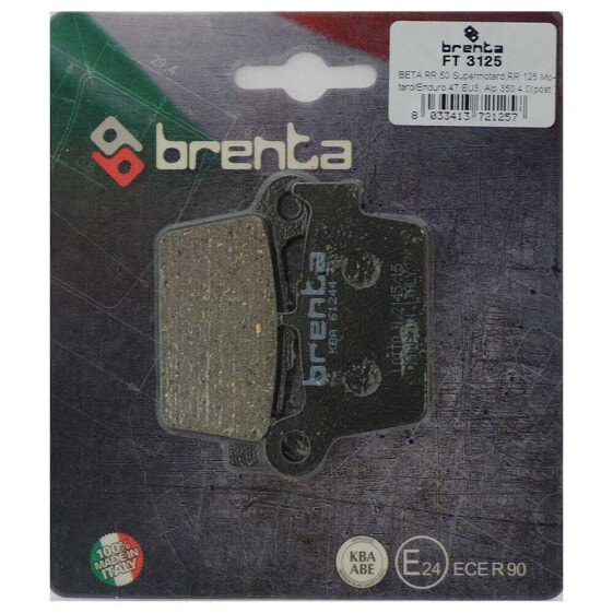 BRENTA MOTO 3125 Rear Organic Brake Pads