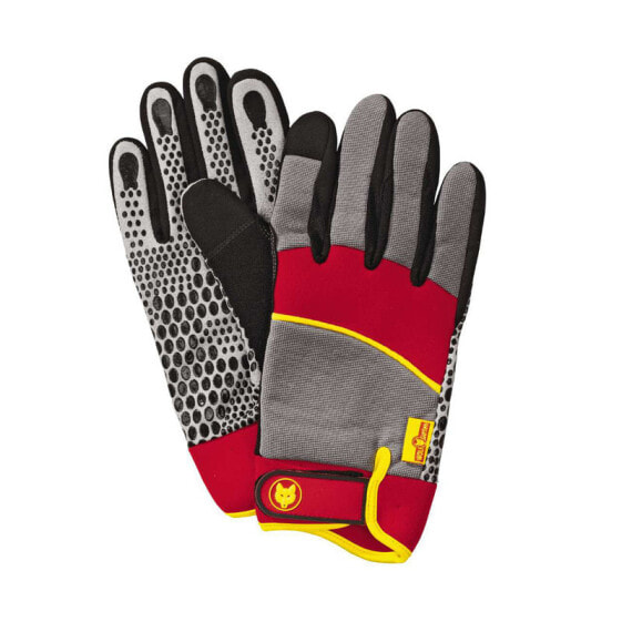 WOLF-Garten GH-M 8 - Gardening gloves - Black - Grey - Red - Specific - Wash 30 °C