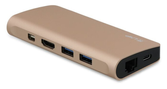LMP 19009 - USB 3.2 Gen 1 (3.1 Gen 1) Type-C - Black - Gold - MicroSD (TransFlash) - SD - HDMI - Mini DisplayPort - RJ-45 - USB 3.2 Gen 1 (3.1 Gen 1) Type-A - USB 3.2 Gen 1 (3.1 Gen 1) Type-C,... - 118 mm - 53 mm