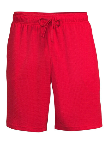 Athletic Works Basketball Short Men's XL Red Mid-Rise 9" Active Mesh Polyester