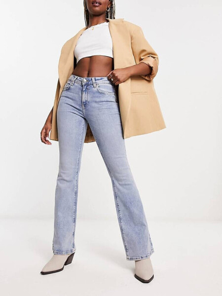 River Island flare jean in light blue wash