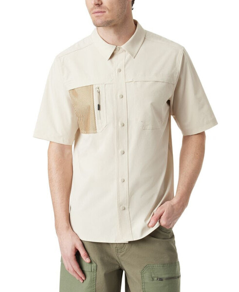 Рубашка мужская BASS OUTDOOR Explorer с коротким рукавом