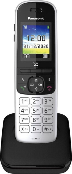 Telefon stacjonarny Panasonic KX-TGH710PDS Czarno-srebrny