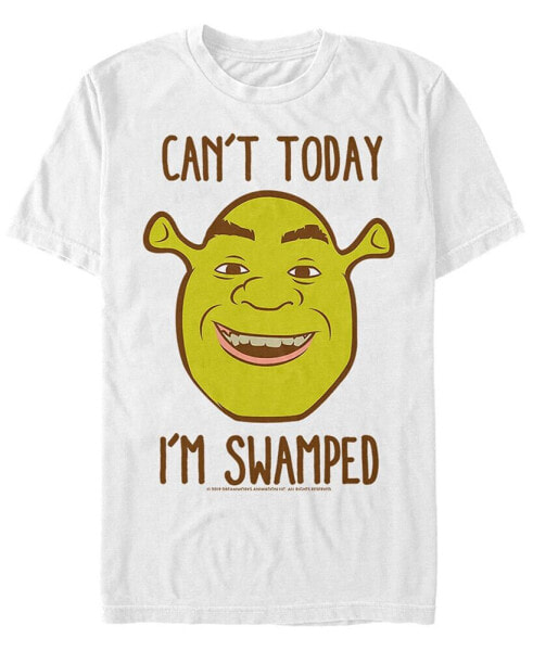 Shrek Men's Can't Today I'm Swamped Short Sleeve T-Shirt