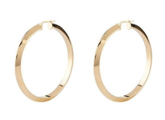 Hoops I Did It Again Gold Plated Earrings JUBE04193JWYGT/U