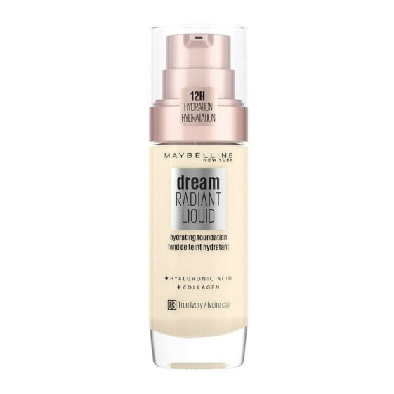 Жидкая основа для макияжа Maybelline Dream Satin Liquid 3-true ivory (30 ml)