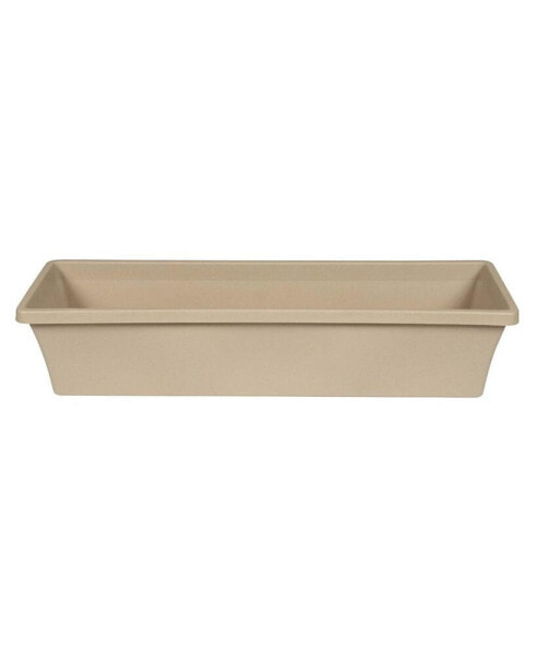 Living TRB3035 Window Box Planter, Taupe - 30 inches
