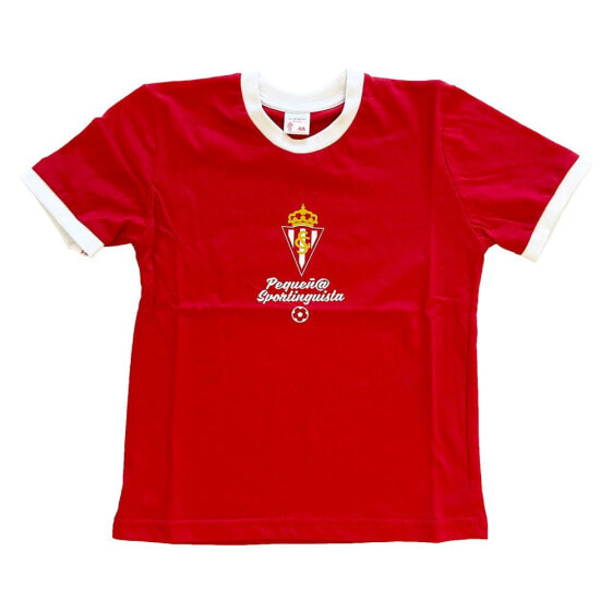 SPORTING DE GIJON Little Sportinguista Kids Short Sleeve T-Shirt