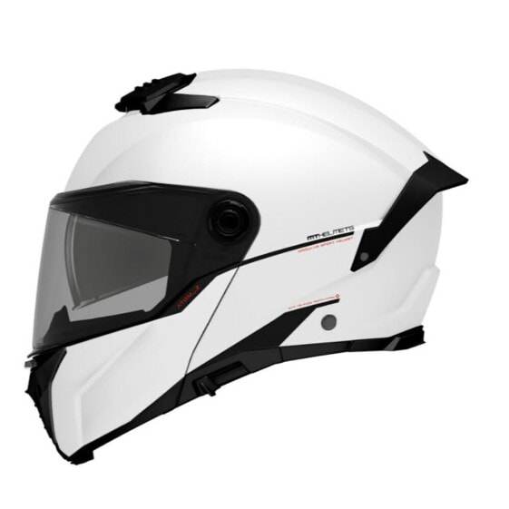 Шлем модульный MT Helments Atom 2 SV Solid в глянцевом черном цвете