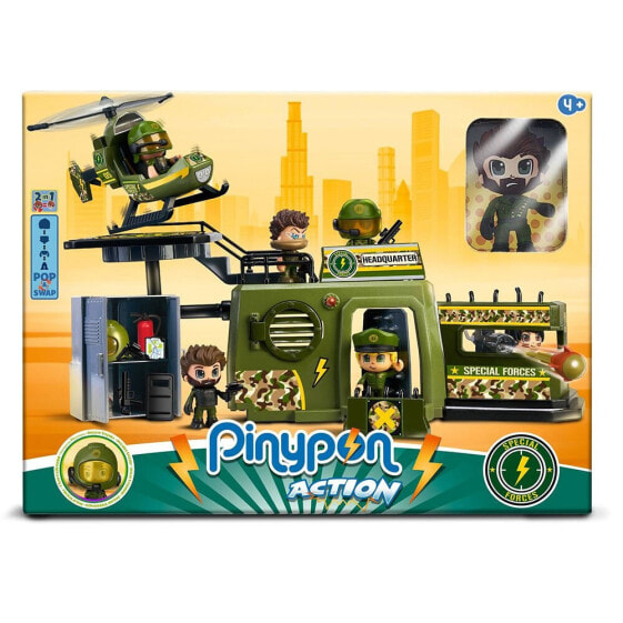 Фигурка Pinypon Action Base Special Forces Figure (База Спецназа)