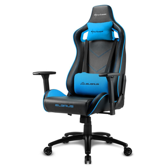 Sharkoon Elbrus 2 - Universal gaming chair - 150 kg - Padded seat - Padded backrest - 190 kg - Black