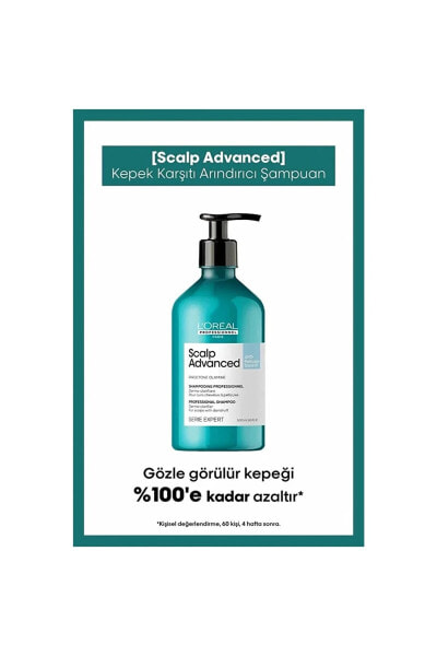 Professionel Scalp Advanced Anti Pelliculaire Dandruff -Kepeğe karşı Etkili şampuan 500 Ml SED464311