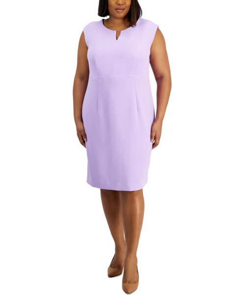 Plus Size Sleeveless Sheath Dress