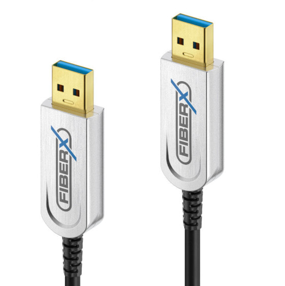 PureLink FX-I540-015 - 15 m - USB A - USB A - USB 3.2 Gen 2 (3.1 Gen 2) - 10000 Mbit/s - Black