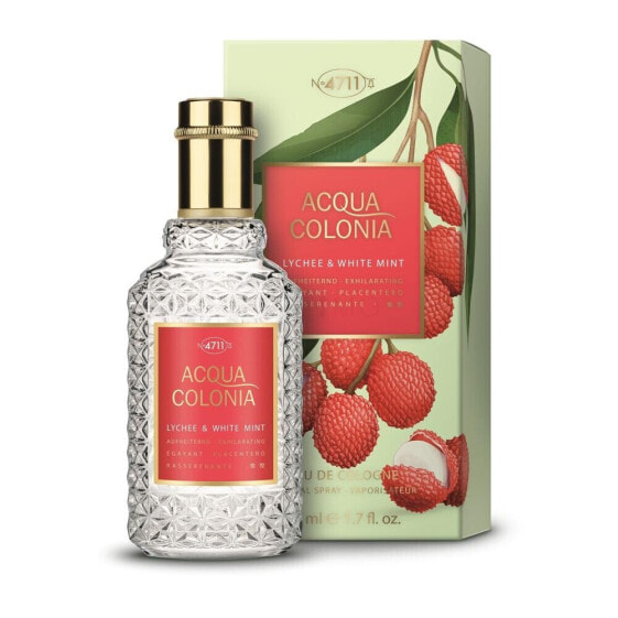 4711 Acqua Colonia Lychee & White Mint 50 ml eau de cologne unisex