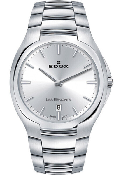 Edox 56003-3-AIN Les Bemonts Mens Watch 40mm 3ATM