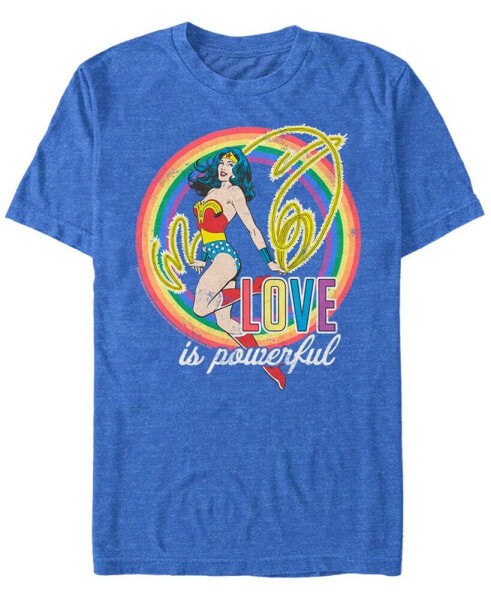Men's Wonder Woman Rainbow Woman Short Sleeve T-shirt