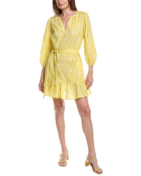 Velvet By Graham & Spencer Felicity Mini Dress Women's Yellow L