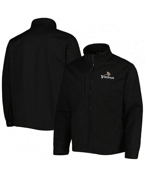 Куртка Dunbrooke мужская черная Vikings Journey Workwear Tri-Blend Full-Zip (Миннесота)