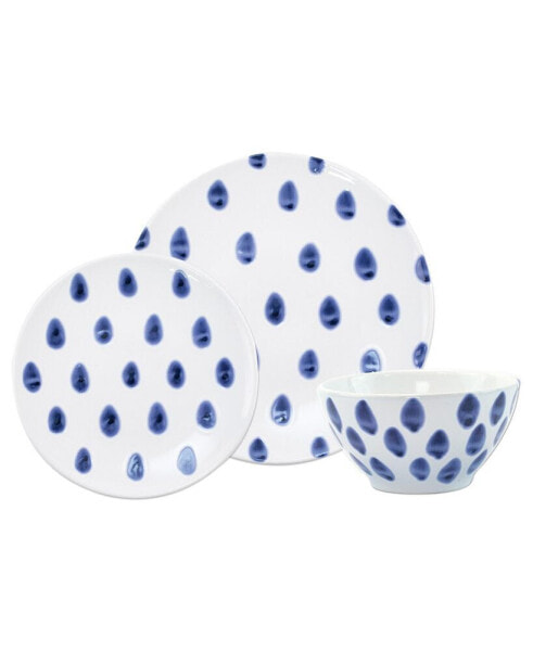 Santorini Dot 3-Piece Place Setting