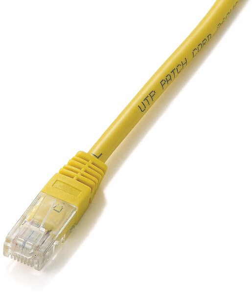 Equip Cat.5e U/UTP Patch Cable - 10m - Yellow - 10 m - Cat5e - U/UTP (UTP) - RJ-45 - RJ-45
